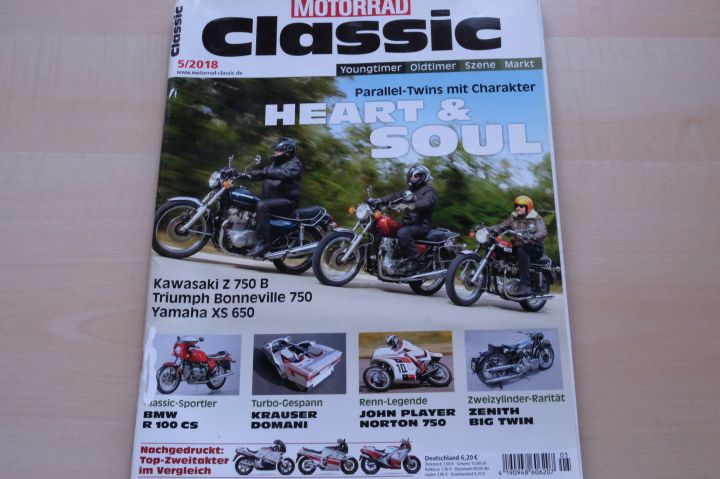 Deckblatt Motorrad Classic (05/2018)